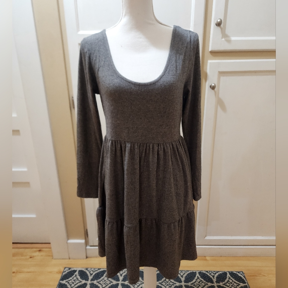Wild Fable Women's Scoop Neck Long-sleeved Dress - Picture 1 of 11